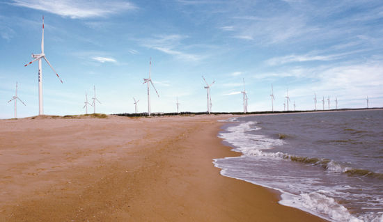 Picture of Gancheng 1st Stage Wind Power Project in Dongfang City Hainan Province, China