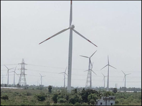 Picture of Tungabhadra wind power project in Karnataka