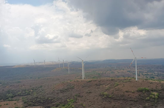 Picture of Wind power project in Maharashtra by TVS Energy Limited
