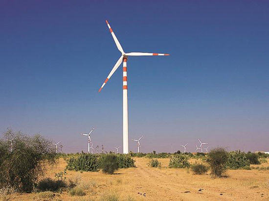 Picture of Wind power project by HIL at Gujarat, India